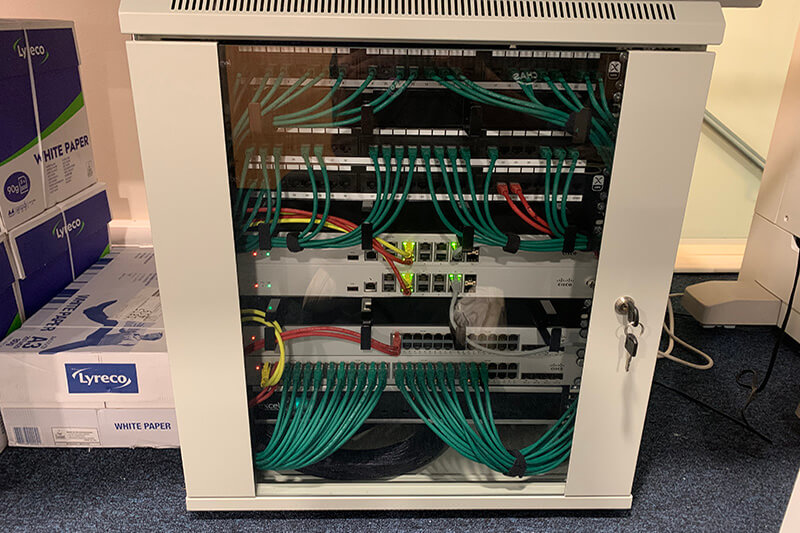 Tidy Comms Computer Cabinet